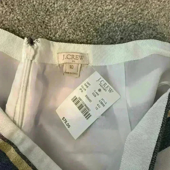 NWT J.Crew Women's Pencil Skirt Size 10 - Picture 2 of 4